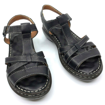 Low wedge platform sandals