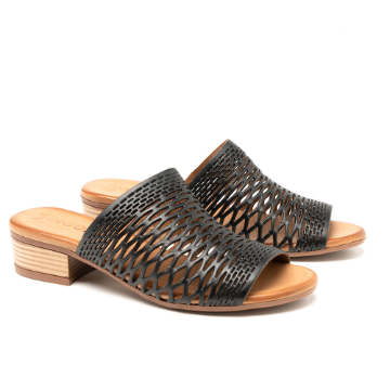 Comfortable perforated mules