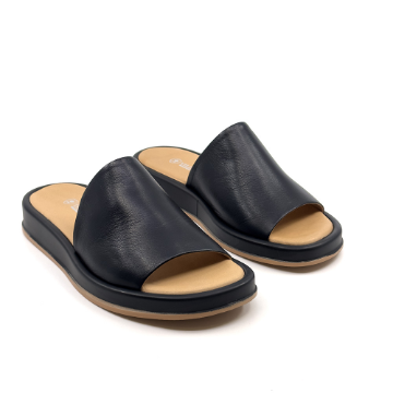 Flat slide sandals